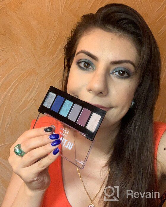 img 1 attached to NYX Professional Makeup Ultimate Shadow Palette Edit Duo Pressed Pigment Eyeshadow Kit With Bonus Eyeshadow Blending Brush (3-Piece Set) review by Ada Adaszek ᠌