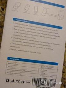 img 7 attached to Wireless Doorbells For Home, Businesses & Classrooms - SadoTech Easy-To-Use Battery Operated W/LED Flash (1 Ringer + 2 Receivers)