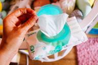 img 1 attached to Pampers Aqua Pure Wipes: Four-Pack for Gentle and Effective Baby Care review by Aneta Ania ubertowsk ᠌