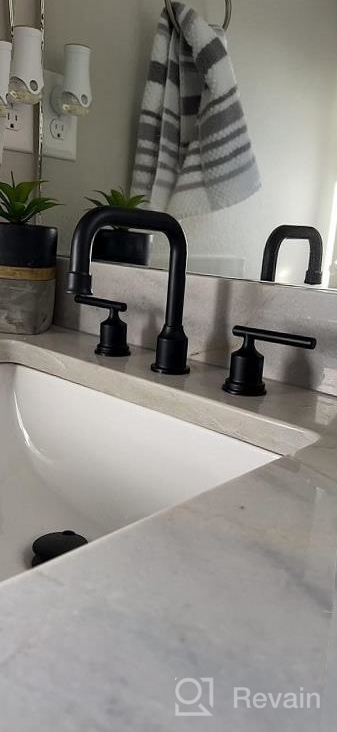 img 1 attached to Upgrade Your Bathroom With WOWOW 8-Inch Widespread High Arc Faucet review by Ricky Khan