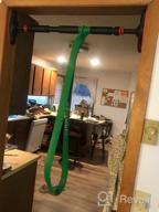 img 1 attached to Adjustable Doorway Pull Up Bar By ONETWOFIT - No Screws Required, Ideal For Home Gym Workouts - Fits Doors 27.5-35.4 Inches Wide With Anti-Slip Mat And Safety Lock - Supports Up To 330 Lbs OT160 review by Shane Solorzano