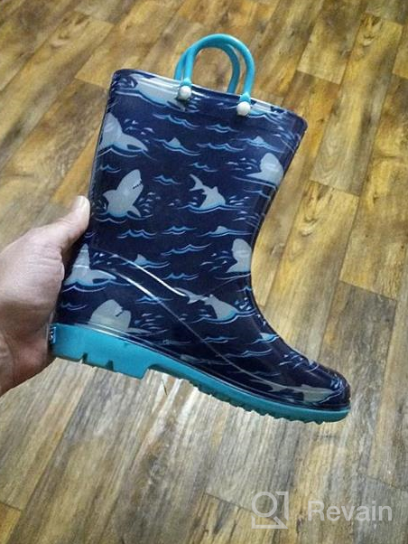 img 1 attached to 🌧️ Outdoor ZOOGS Printed Rainboots for Boys' Shoes - Ideal for Kids review by Danierl Temple