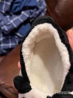 img 1 attached to 👶 Cozy Cartoon Winter Toddler Slippers: Estamico Boys' Shoes for Winter Fun review by Jack Malloy