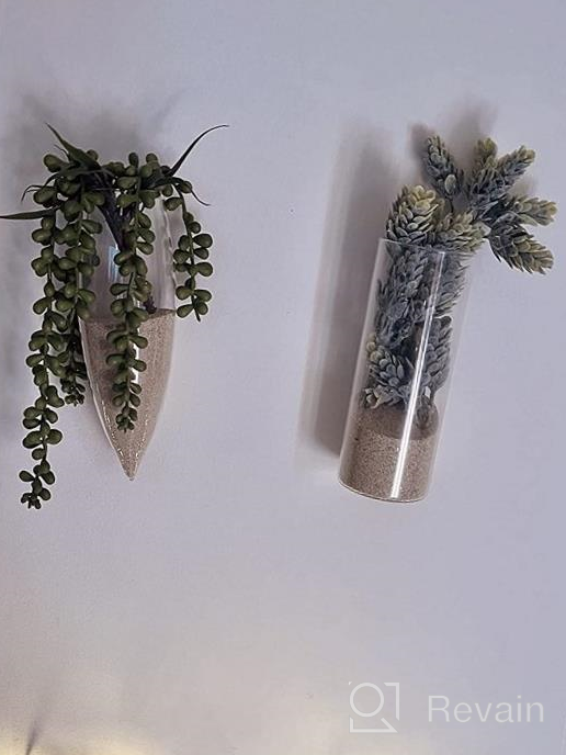 img 1 attached to Supla 14 Pcs Artificial Succulents Plants In Bulk Assorted Unpotted Hanging String Of Pearls Cactus Aloe Picks Small Fake Succulents For Wreath Centerpiece Floral Arrangement Indoor Outdoor Home Décor review by Tommie Lawson