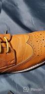 img 1 attached to Vostey Men'S Dress Shoes Classic Wingtip Brogue Men Oxfords review by Robert Dabney