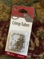 img 1 attached to Sterling Silver Tube Crimp Beads - 100 Piece Set For Secure And Elegant Jewelry Fastenings review by Timothy Henry