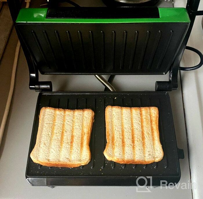 img 1 attached to Sandwich maker Kitfort KT-1609 Panini Maker, red review by Felicja Szczepaska ( ᠌