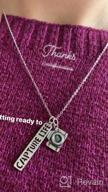 img 1 attached to Sterling Silver Camera Necklace - Perfect Gift For Photographers, Women'S Birthday, And Special Occasions review by Ashley Coffman