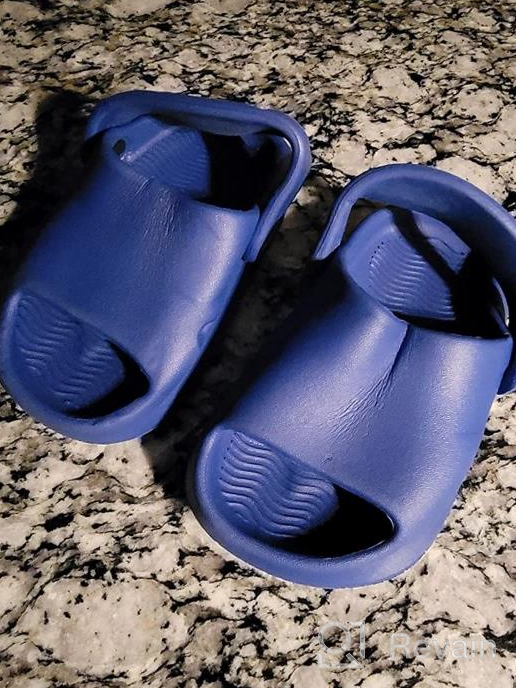 img 1 attached to 👟 Lightweight Squishy Unisex Child Sandals: Perfect Toddler Boys' Shoes review by Jabari Campbell