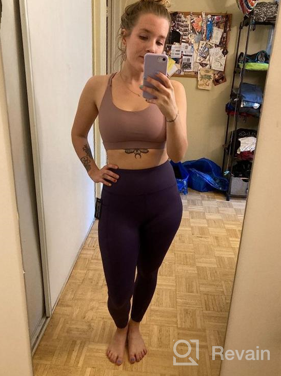 img 1 attached to High Waisted Workout Leggings For Women With Tummy Control, Mesh And Pockets - Ideal For Yoga, Gym And Fitness - RAYPOSE Capri Yoga Pants review by Barbara Ortega