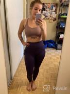 img 1 attached to High Waisted Workout Leggings For Women With Tummy Control, Mesh And Pockets - Ideal For Yoga, Gym And Fitness - RAYPOSE Capri Yoga Pants review by Barbara Ortega