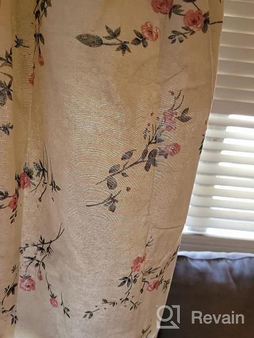 img 1 attached to HILEELANG Little Girls Cotton Dress Sleeveless Casual Summer Sundress Flower Printed Jumper Skirt review by Gary Newman