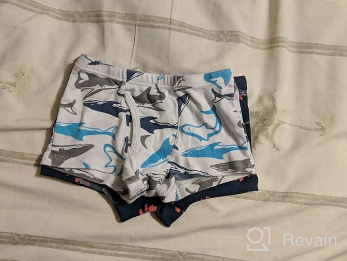 img 1 attached to 🩲 Comfortable Boys Cotton Boxer Briefs Shorts: Essential Underwear for Baby, Toddler & Kids Boy - 6/8 Pack review by Landon Bandepalli