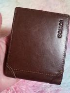 img 1 attached to Genuine Leather Bifold Wallet with RFID Blocking review by Jason Dennis