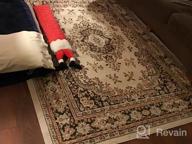 img 1 attached to 7'8"X10'7" Navy Blue Home Dynamix Premium Sakarya Traditional Medallion Border Area Rug Rectangle review by Susan Zhao