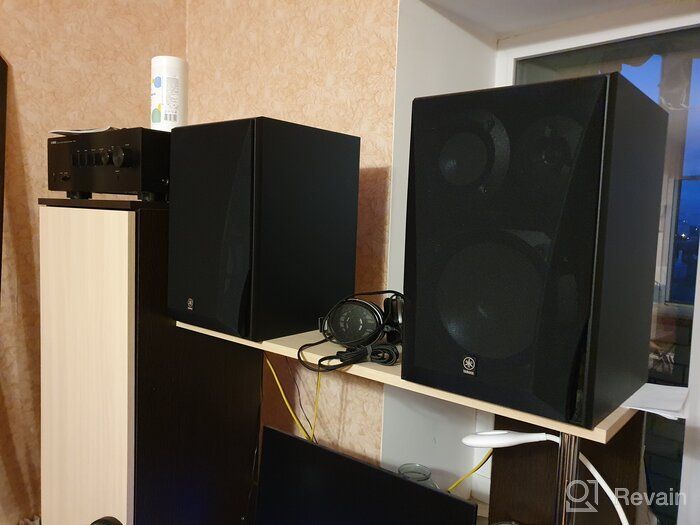 img 1 attached to Black Finish Yamaha NS-6490 Pair of 3-Way Bookshelf Speakers review by Kim Chong ᠌