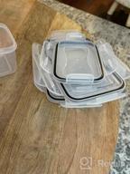 img 1 attached to Organize And Store With MDHAND Kitchen Plastic Food Containers - Airtight And Leak-Proof For Meal Prep And Leftovers, Microwave Safe And Reusable - 3 Pack With Lids Included review by Frank Chinchilla