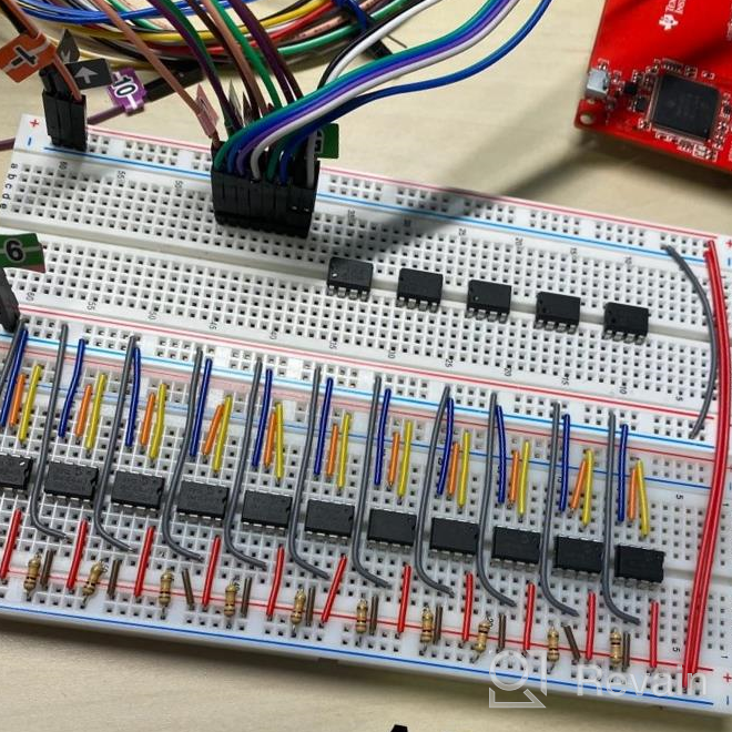 img 1 attached to Streamline Your Prototyping Work With WayinTop Jumper Wire Kit - Preformed & Flexible Breadboard Jumper Wires With Tweezer Tool review by Don Merritt