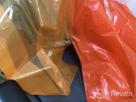 img 1 attached to Orange 33 Gallon Trash Bags | 1.5 Mil Garbage Can Liners | Plasticplace (100 Count) - 33” X 39” (W33RNG15) review by Kyle Deel