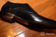 картинка 1 прикреплена к отзыву 💼 Premium Quality FRASOICUS Wingtip Leather Shoes for Men - Size 10 от Corey Evans