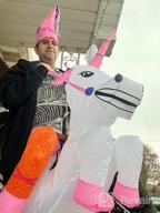 img 1 attached to Unleash Your Inner Unicorn With TOLOCO'S Inflatable Costume For Adults! review by Ashley Baldwin