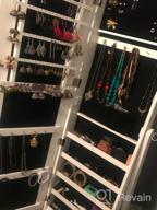 img 1 attached to Securely Store And Organize Your Jewelry With LANGRIA'S Lockable Jewelry Armoire review by Sam Lee
