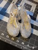 img 1 attached to Amtidy Inspired Cosplay Princess Birthday Girls' Shoes for Flats review by Noel Pilla