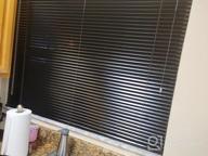 img 1 attached to Precision Cut 1-Inch Aluminum Mini Blinds – Customizable To 1/8Th Inch – Choose Your Size, Color, And Mounting Options (From 14" To 23" Width And 18" To 42" Length) review by James Hardy