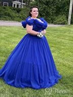 img 1 attached to 🏻 Stunning Lace up Ball Gown: Elegant Quinceanera Dress with Pleated Straps for Women review by Jasmine Lovett