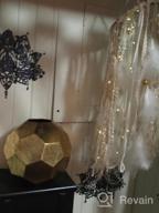 img 1 attached to Large LED Light Up Dream Catcher Mobile With Golden Lace & Bells - 7.9Wx22L Inches Feathers Wedding Boho Decorations Nursery Hanging Ornaments Battery Powered review by Sara Hughes