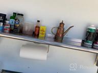 img 1 attached to GRIDMANN'S Commercial Grade Stainless Steel Wall Mount Shelf With Backsplash - Perfect For Kitchens, Restaurants And Bars! review by Jeremy Kakaruk