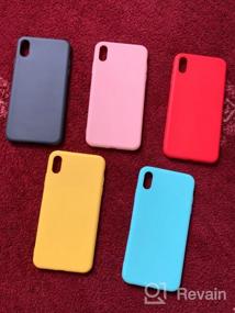 img 6 attached to Защитные и стильные: 5 упаковок из 5 тонких гелевых чехлов из ТПУ для IPhone Xs Max ярких цветов
