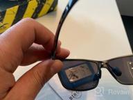 img 1 attached to HD Anti Glare Al-Mg Frame Men'S Night Vision Driving Glasses review by Roger Alexander