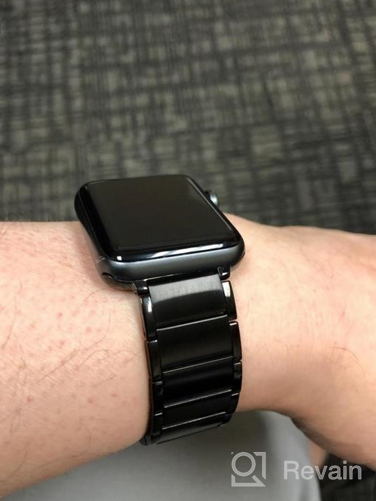 img 1 attached to Upgrade Your Apple Watch With Raptic Classic Band For Series 1-5 (Silver) review by Julian Rash