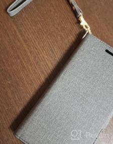 img 6 attached to RFID-блокировка Skycase IPhone 11 Pro Max 6.5 "Флип-кошелек ручной работы с прорезями для карт и съемным ручным ремешком - розовый