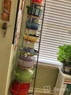 img 1 attached to Hammered Steel 8-Tier Enclume Pot Rack - Free Standing & Unassembled! review by Bob Kussmaul