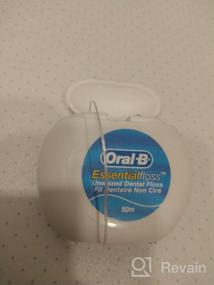 img 5 attached to Oral-B Essential Waxed Unflavored Floss - Pack of 2, 54 Yards (50 meters) for Effective Oral Care