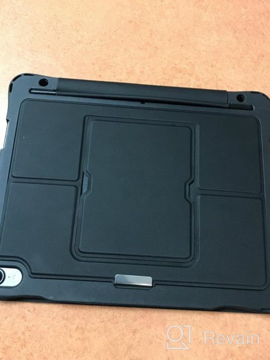 img 1 attached to Inateck iPad Pro 11 Case with Keyboard 2021/2020/2018 - Compatible with 1st, 2nd, and 3rd Generation iPad Pro 11 inch - Backlit Keyboard with Flexible Kickstand - KB02005. review by Bob Berry