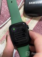 img 1 attached to Apple Watch Series 7 45mm Aluminium Case Smart Watch, Shining Star review by Addy Itthipong ᠌