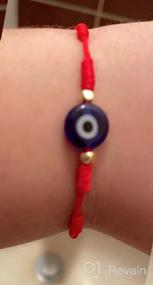 img 8 attached to Red String Amulet Bracelet For Women Men Boys & Girls - Tarsus Evil Eye 7 Knot Lucky Adjustable