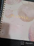 img 1 attached to 2023 CAGIE Women'S Weekly And Monthly Planner - Waterproof Hardcover Agenda With Printed Cover And Green Spiral Binding, Jan-Dec With Tabs And Stickers Included review by Rick Howlett