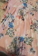 img 1 attached to Floral Maxi Swing Dress with Pocket for Girls 4-15Y: Comfy, Casual, and Chic! review by Kim Young
