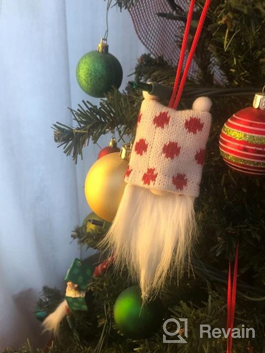 img 1 attached to Add Festive Fun To Your Tree With YZHI Handmade Gnome Christmas Ornaments - Perfect As Gifts And Decorations For 2021! review by Jon Smith