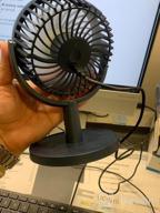 img 1 attached to Stay Cool Anywhere With LEMOISTAR 6-INCH USB Desk Fan: Compact, Quiet And Adjustable! review by Sean Santhanam