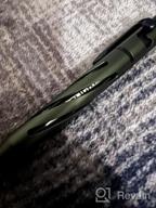img 1 attached to Purple OLIGHT Open Mini Ballpoint Pen With Bolt Action - Ideal Replaceable EDC Black Ink Pen For Office, Construction Work, Writing, And Gifting review by Andy Syla