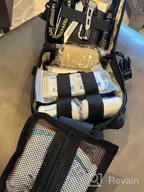 img 1 attached to Survival First Aid Kit With 250 Pieces, Molle System Compatible, For Outdoor Gear Emergencies - Camping, Hunting, Hiking, And More! review by Josh Schaefer