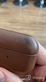 img 5 attached to Lopie Handmade Genuine Leather Case For AirPods Pro - Earthy Brown: Portable, Shockproof, And Dustproof Protective Cover Skin Ideal For Outdoor Use (Not Compatible With AirPods Pro 2Nd Gen)