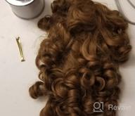 img 1 attached to Curly Claw Clip Ponytail Hair Extension - SWACC 12-Inch Synthetic Drawstring Short Screw Curls Hairpiece In Copper Red With Jaw Clip review by Andrea Sledge