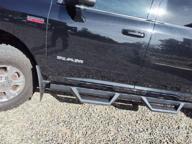 img 1 attached to Nilight Running Boards For 2009-2018 Dodge RAM 1500 Crew Cab 2010-2022 RAM 2500 3500 Crew Cab 2019-2022 RAM 1500 Classic Crew Cab 4 Inch Drop Side Steps Bolt-On Black Powder Coated, 2 Years Warranty review by Michael Nastanovich