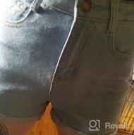 img 1 attached to Vintage High Waist Denim Shorts For Women With Frayed Ripped Raw Hem - Weigou Jean Shorts review by Jackquell Cash